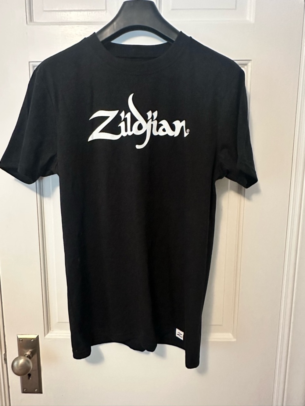 Men’s Zildjian Black Logo Crewneck T‑Shirt for Men - Size Small
